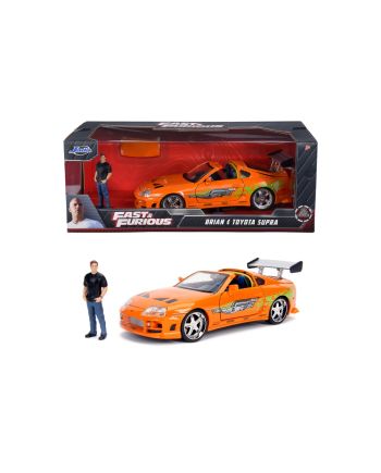 Figurine miniature Toyota Supra 1995 Fast & Furious au 1:24 par Jada Toys
