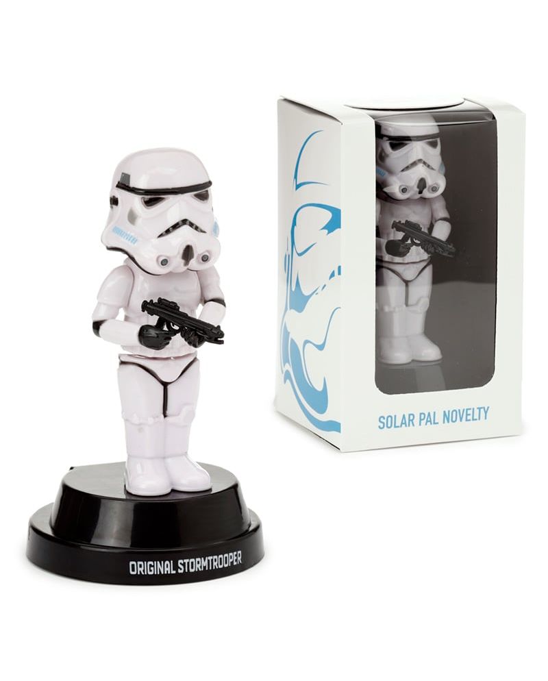 Figurine solaire Stormtrooper Star Wars 13 cm vue de face