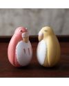 Figurines Perruches Rouge et Jaune Le Garçon et le Héron Ghibli Benelic vue de profil