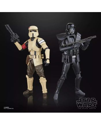 Détail sculpture Shoretrooper et Death Trooper Star Wars