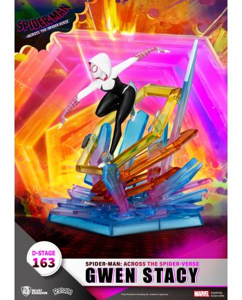 Diorama D-Stage Gwen Stacy détail du socle