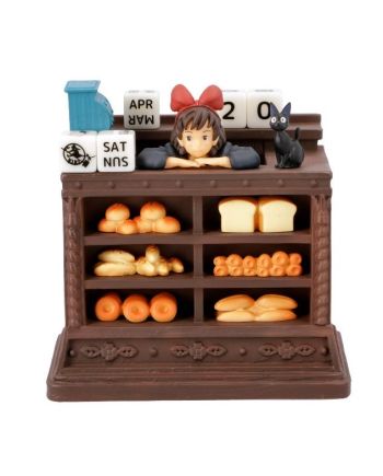 Figurine Kiki la Petite Sorcière - Vendeuse Kiki en diorama 11cm - détail du socle