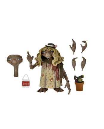 Figurine E.T. Ultimate Dress-Up 18cm édition 40ème anniversaire Neca vue face