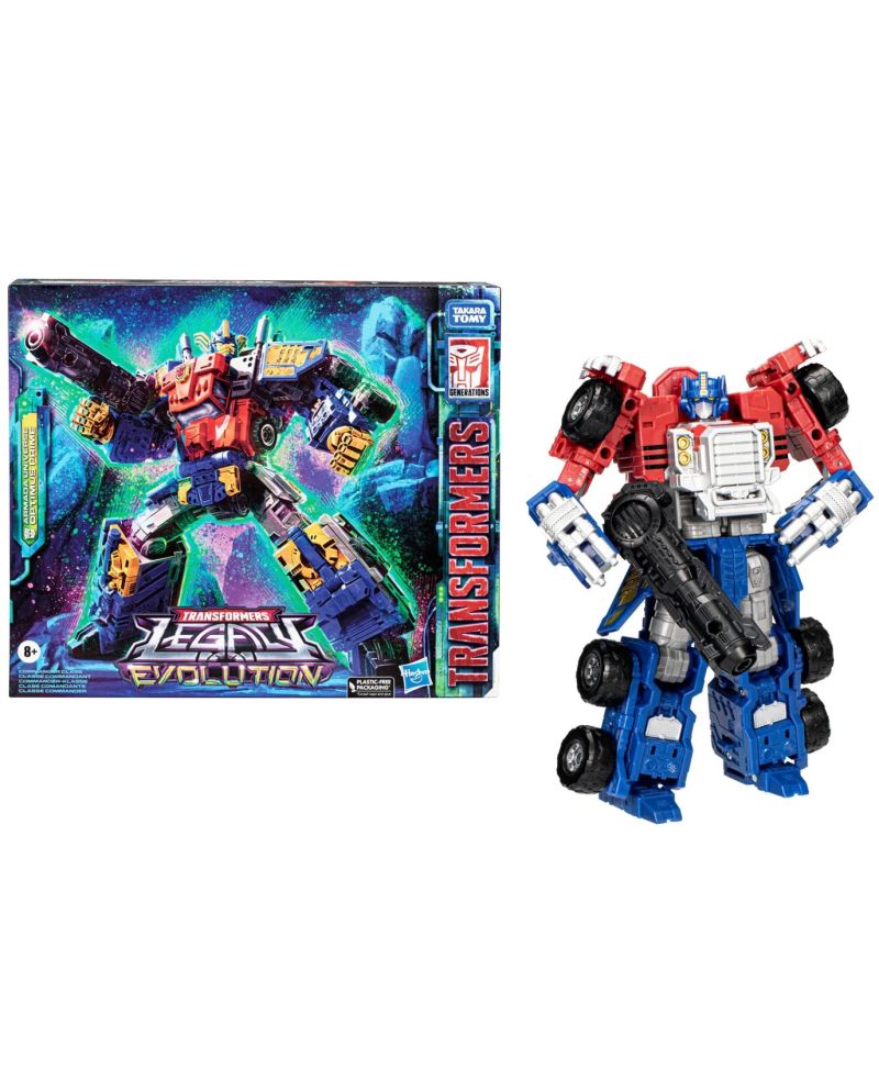 Figurine Optimus Prime Commander Transformers Legacy Evolution vue de face