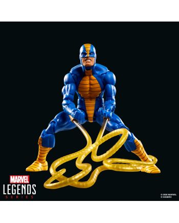 Figurine Constrictor Secret Wars détails du sculpt et des articulations