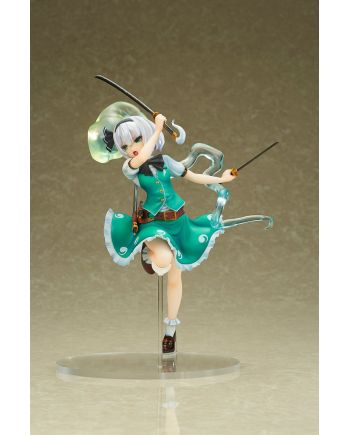 Figurine Touhou Project Youmu Konpaku statue 20 cm - détail du visage