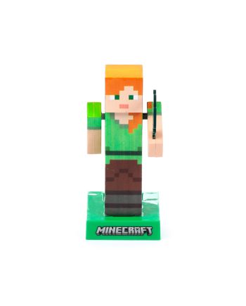 MINECRAFT - Alex - Figurine Solaire 12,5cm - vue de profil