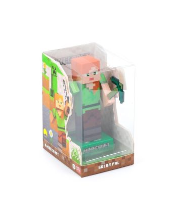 MINECRAFT - Alex - Figurine Solaire 12,5cm - vue du packaging