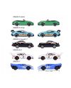 RIDE COOL - Porsche - Pack de 5 Voitures Miniature - 1:64 - vue de profil