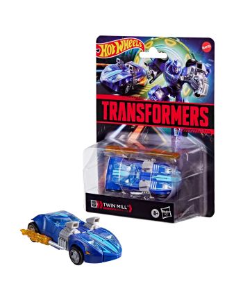 TRANSFORMERS X HOT WHEELS - Twin Mill - Figurine Collaborative 13cm - vue principale