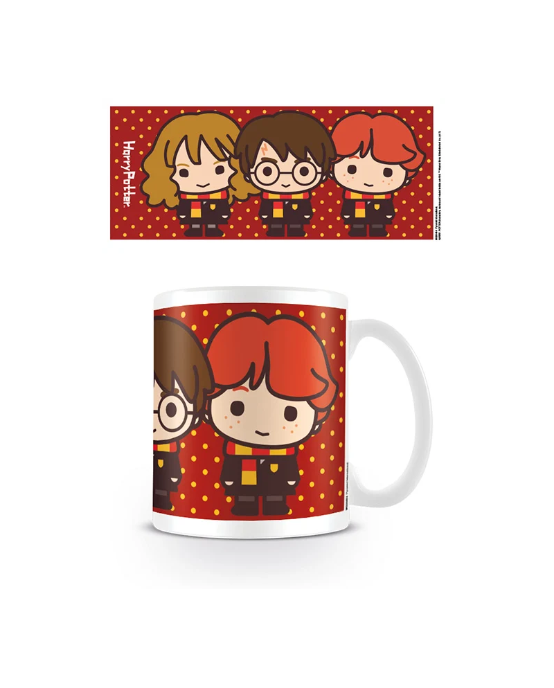 HARRY POTTER - Mug - 300 ml - Kawaii Harry Ron Hermione