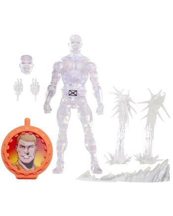 MARVEL - Ice Man "Secret Wars" - Figurine Legends Series 15cm - vue du packaging