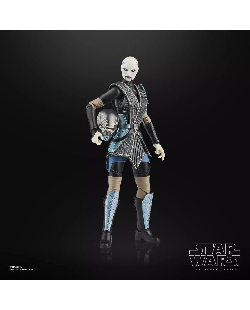 Figurine Asajj Ventress Bounty Hunter Black Series 15 cm Star Wars The Clone Wars - vue face