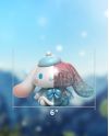 Figurine Cinnamoroll Snowy Dreams Series - vue arrière