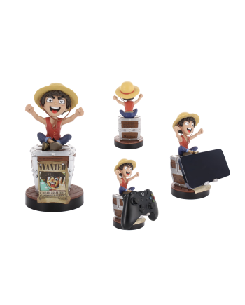 ONE PIECE NETFLIX - Luffy Wanted - Support Manette & Portable - 20cm - vue principale