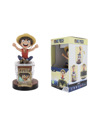 ONE PIECE NETFLIX - Luffy Wanted - Support Manette & Portable - 20cm - vue de face