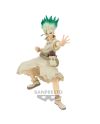 Figurine Senku Ishigami Dr. Stone Figure of Stone World 15cm - vue face