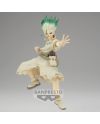 Figurine Senku Ishigami Dr. Stone Banpresto - vue de profil