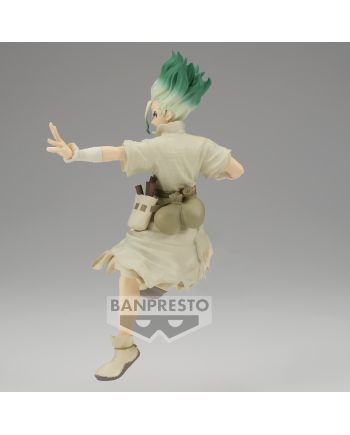 Figurine Senku Ishigami Dr. Stone - détail du sculpt et des finitions
