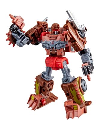 Figurine Transformers Junkion Jalopy Age of the Primes Deluxe 14cm vue de profil