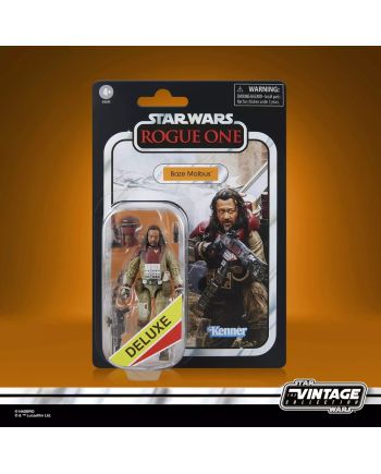 STAR WARS ROGUE ONE - Baze Malbus - Figurine Vintage Collection 10cm - vue de face