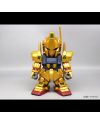 Figurine Gundam SD Hyakushiki Gold Ver. Jumbo Sofbi 24 cm vue de profil