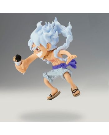 ONE PIECE - Luffy Gear 5 & Borsalino - Figurine Mega WCF 13cm - vue de profil