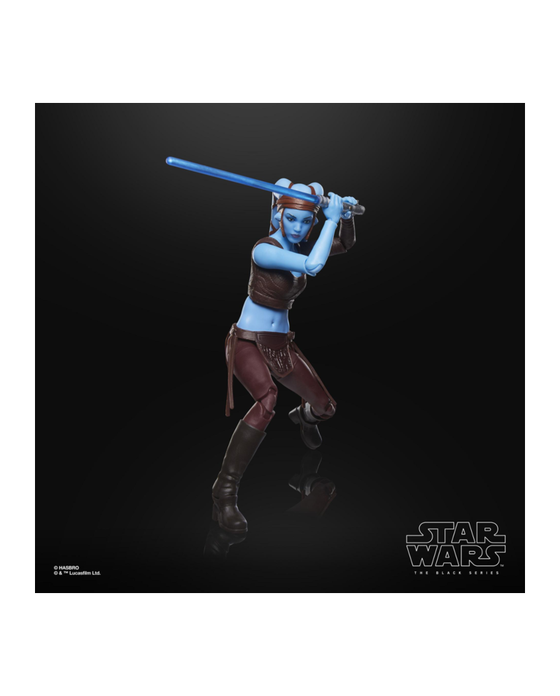 STAR WARS 3 - Aayla Secura - Figurine Black Series 15cm - vue principale