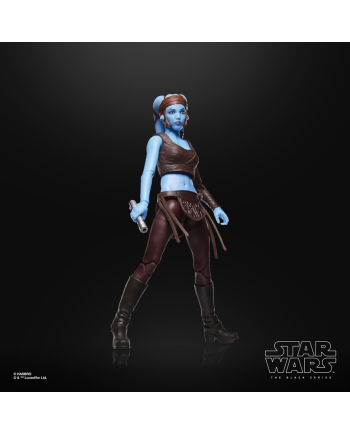 STAR WARS 3 - Aayla Secura - Figurine Black Series 15cm - vue de face