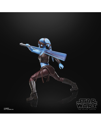 STAR WARS 3 - Aayla Secura - Figurine Black Series 15cm - vue de dos