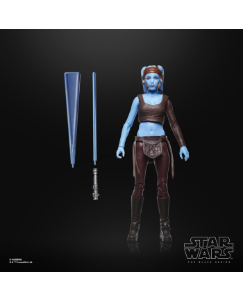 STAR WARS 3 - Aayla Secura - Figurine Black Series 15cm - vue de detail
