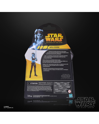 STAR WARS 3 - Aayla Secura - Figurine Black Series 15cm - vue du packaging