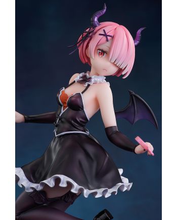 RE ZERO - Ram "Phantom Night Wizard" - Statuette 1/7 26cm - vue de dos