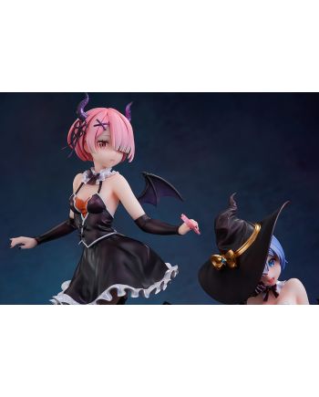 RE ZERO - Ram "Phantom Night Wizard" - Statuette 1/7 26cm - vue du packaging