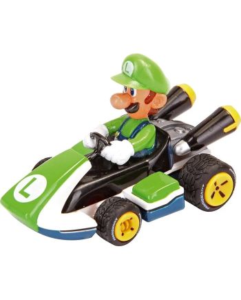Voiture Pull Back Mario Kart aux couleurs de Luigi
