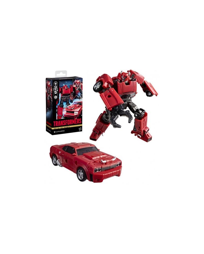 Figurine Transformers Cliffjumper DLX Class 12 cm vue de face