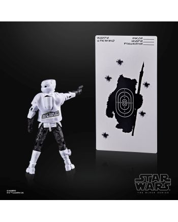 STAR WARS - Scout Trooper "May the 4th be.." - Fig. Black Series 15cm - vue de detail