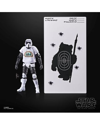 STAR WARS - Scout Trooper "May the 4th be.." - Fig. Black Series 15cm - vue du packaging