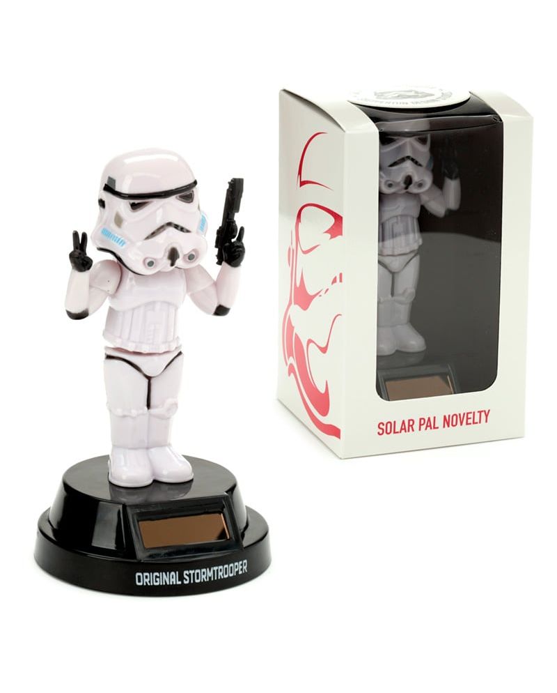 STAR WARS - Stormtrooper Signe Peace - Figurine Solaire 13cm - vue principale