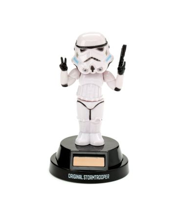 STAR WARS - Stormtrooper Signe Peace - Figurine Solaire 13cm - vue de face