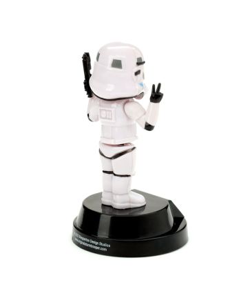 STAR WARS - Stormtrooper Signe Peace - Figurine Solaire 13cm - vue de detail