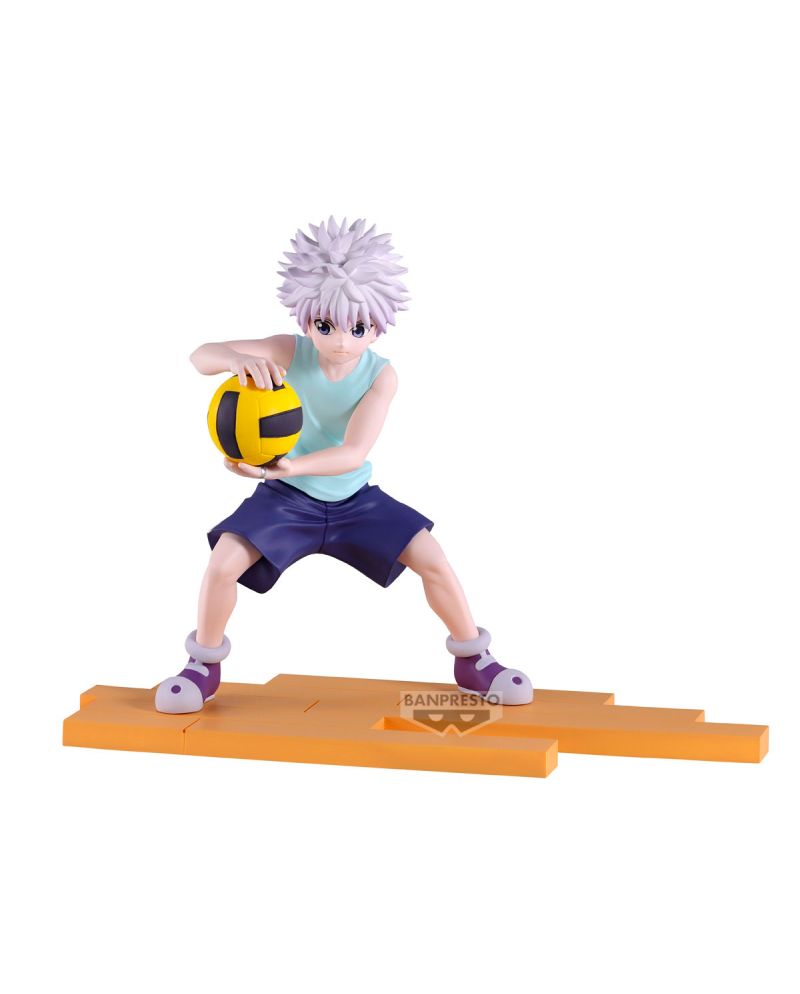 Figurine Killua Hunter x Hunter 15cm vue de face - Banpresto