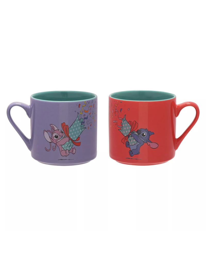 STITCH & ANGEL - Merry Everything - Set of 2 Colored Mugs