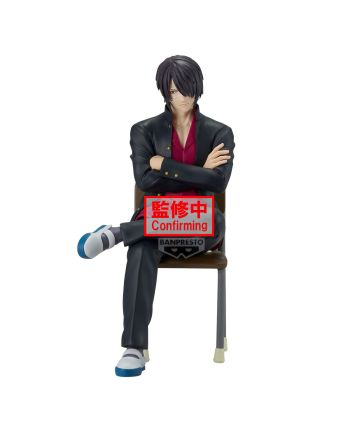 Figurine Gintama Shinsuke Takasugi Desk Figure 15cm Banpresto - vue de face