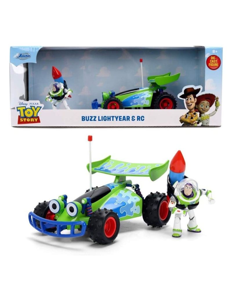 Figurine Buzz Lightyear et véhicule Turbo Buggy Toy Story Jada Toys échelle 1:24