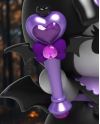 Figurine Kuromi Spooky Hello Kitty Fun Series 15cm vue arrière