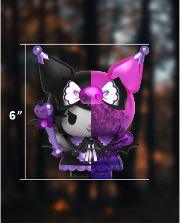 Figurine Kuromi Spooky Hello Kitty Fun Series 15cm détail sculpté