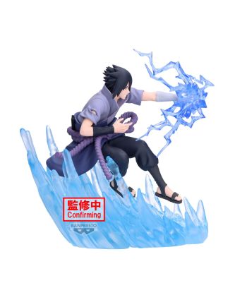 NARUTO SHIPPUDEN - Sasuke Uchiha - Figurine Combination Battle 14cm - vue de face