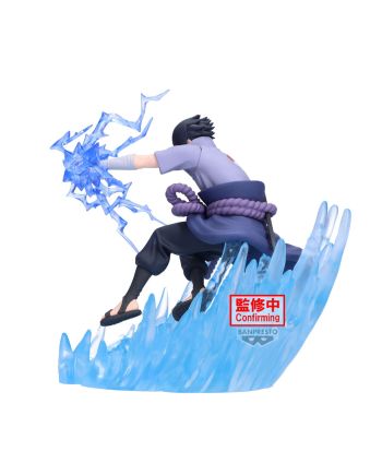 NARUTO SHIPPUDEN - Sasuke Uchiha - Figurine Combination Battle 14cm - vue de profil