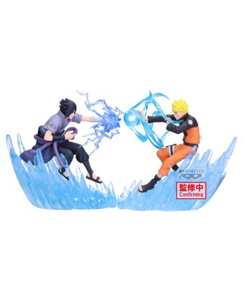 NARUTO SHIPPUDEN - Sasuke Uchiha - Figurine Combination Battle 14cm - vue de detail